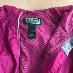 LL Bean rain coat girl